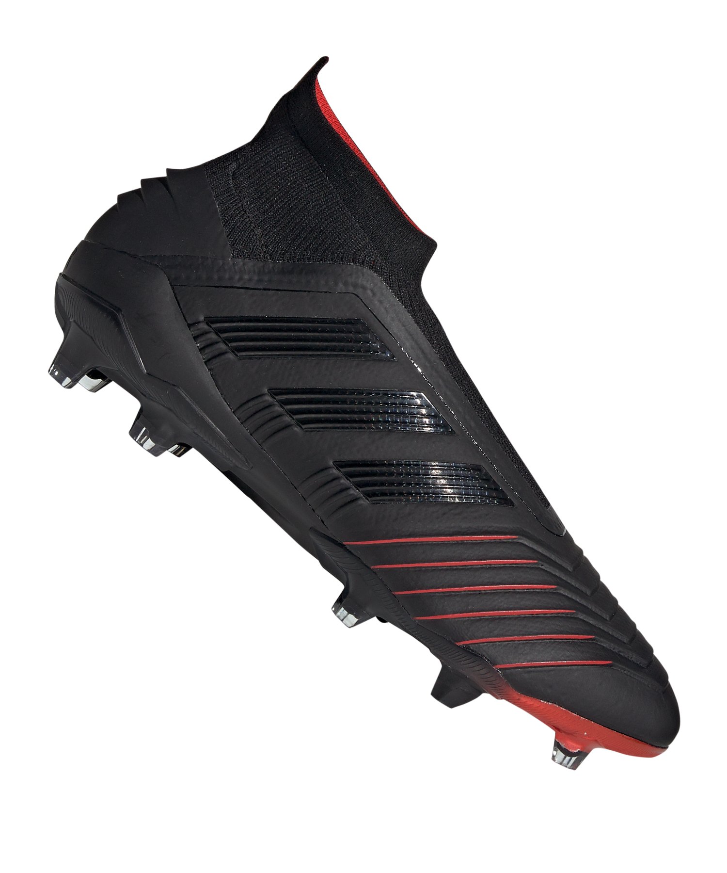 adidas Predator 19+ FG Schwarz | Fußballschuh | Nocken | Rasen