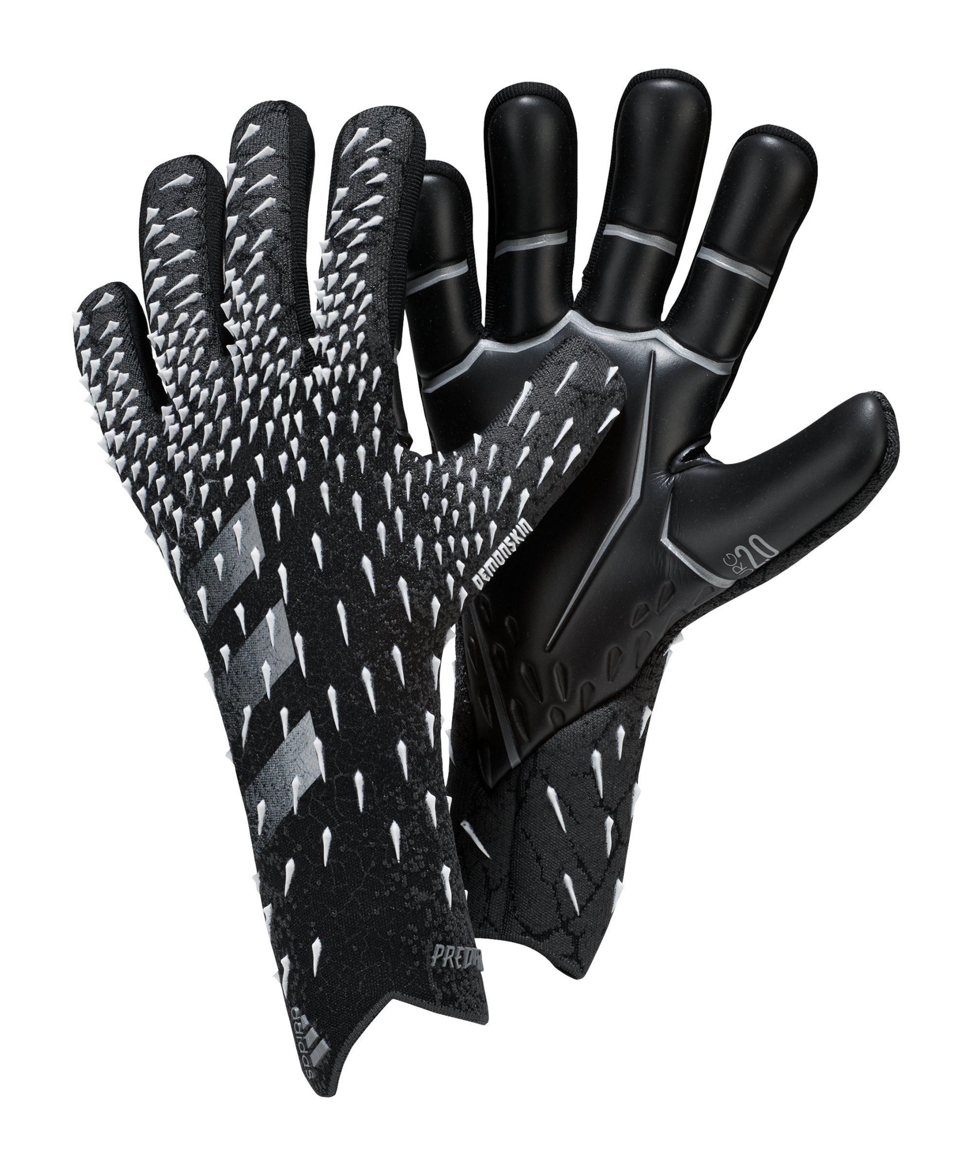 adidas Predator Pro Torwarthandschuh Schwarz Grau
