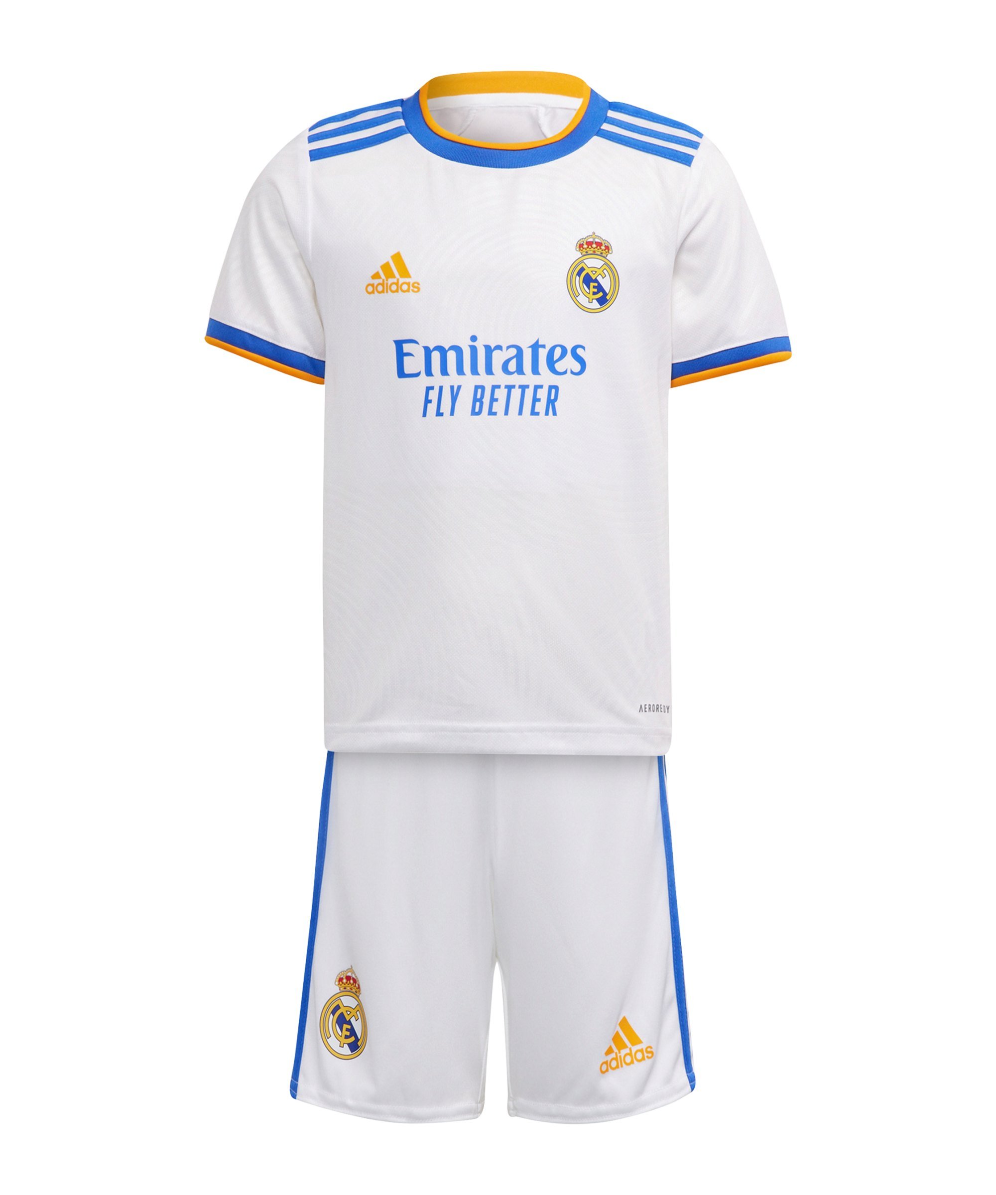 adidas Real Madrid Minikit Home 2021/2022 Weiss