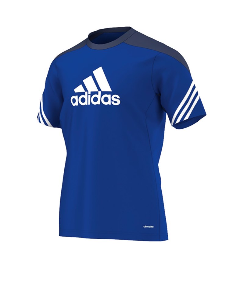 adidas Sereno 14 Training Jersey T Shirt Blau adidas Sereno 14 Training Jersey T Shirt Blau