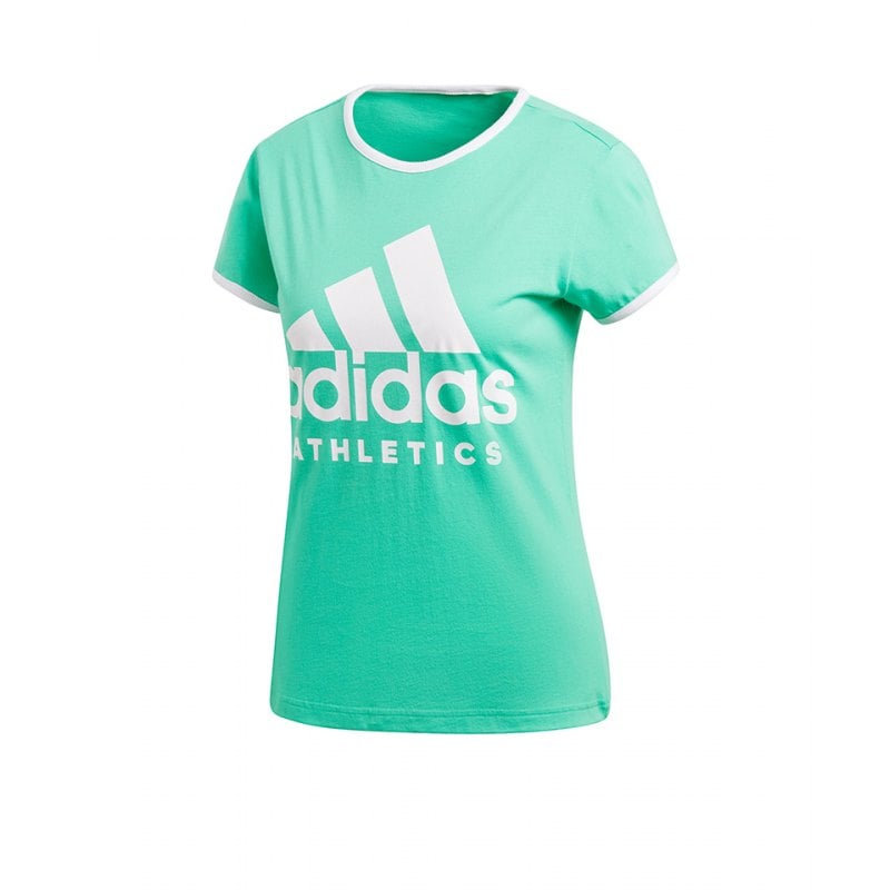 adidas Sport ID Slim T Shirt Damen Blau Weiss adidas Sport ID Slim T Shirt Damen Blau Weiss