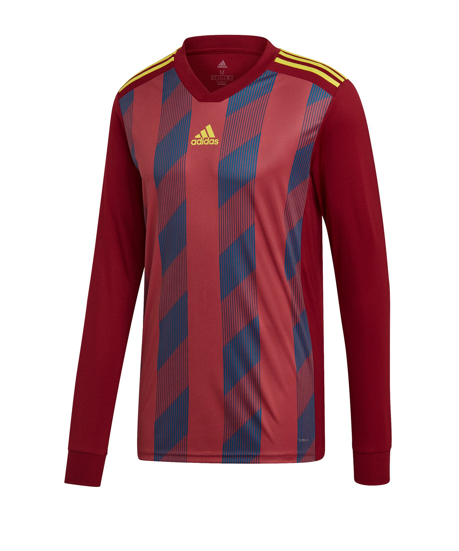 adidas Striped 19 Trikot langarm Rot Gelb | Teamsport ...