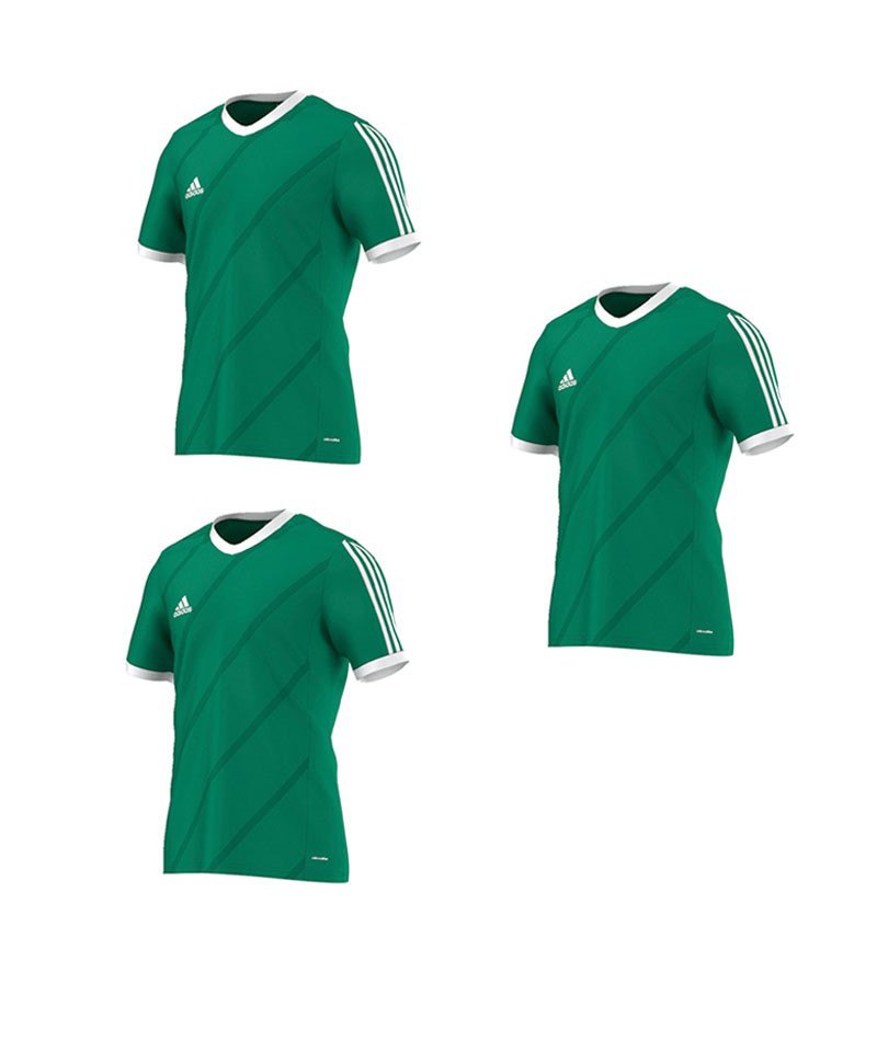 adidas Tabela 14 Trikot kurzarm Grün Weiss 3er Set adidas Tabela 14 Trikot kurzarm Grün Weiss 3er Set