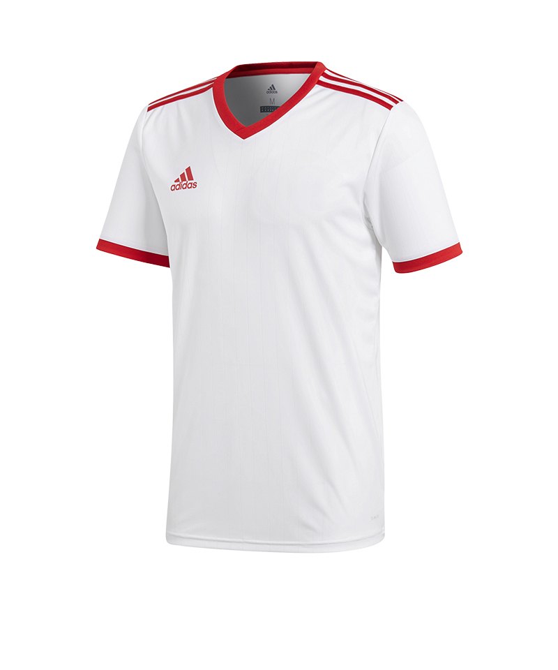 adidas Tabela 18 Trikot kurzarm Weiss Rot