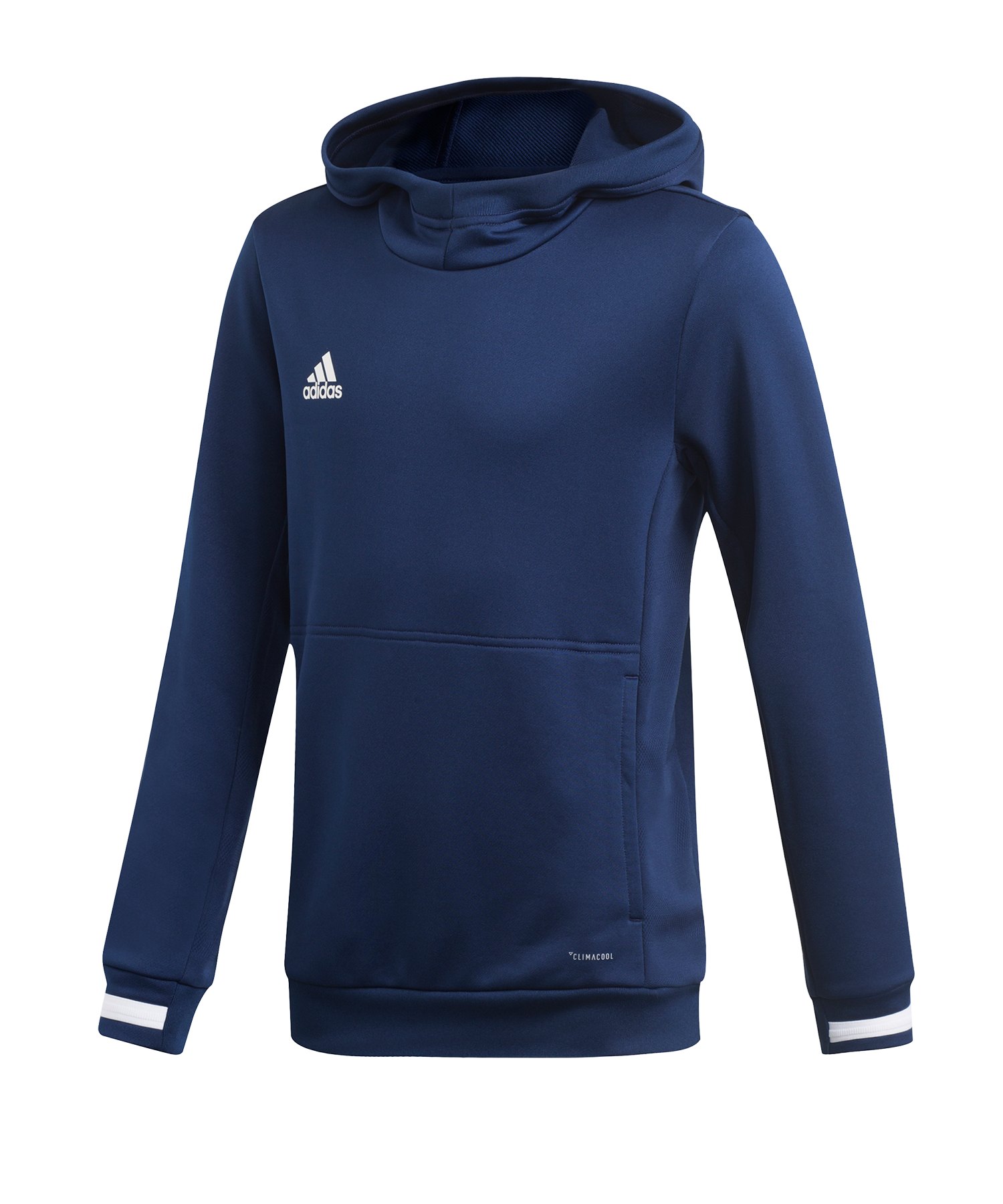 adidas Team 19 Kapuzensweatshirt Kids Blau