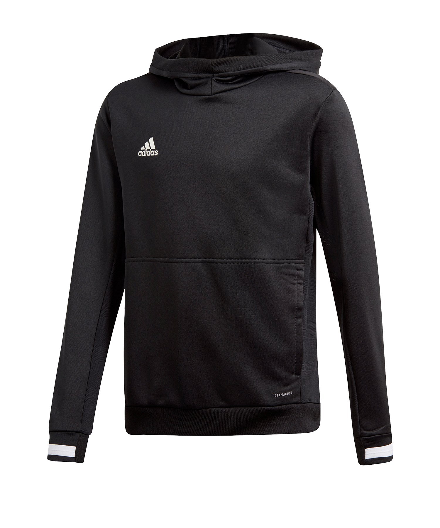 adidas Team 19 Kapuzensweatshirt Kids Schwarz