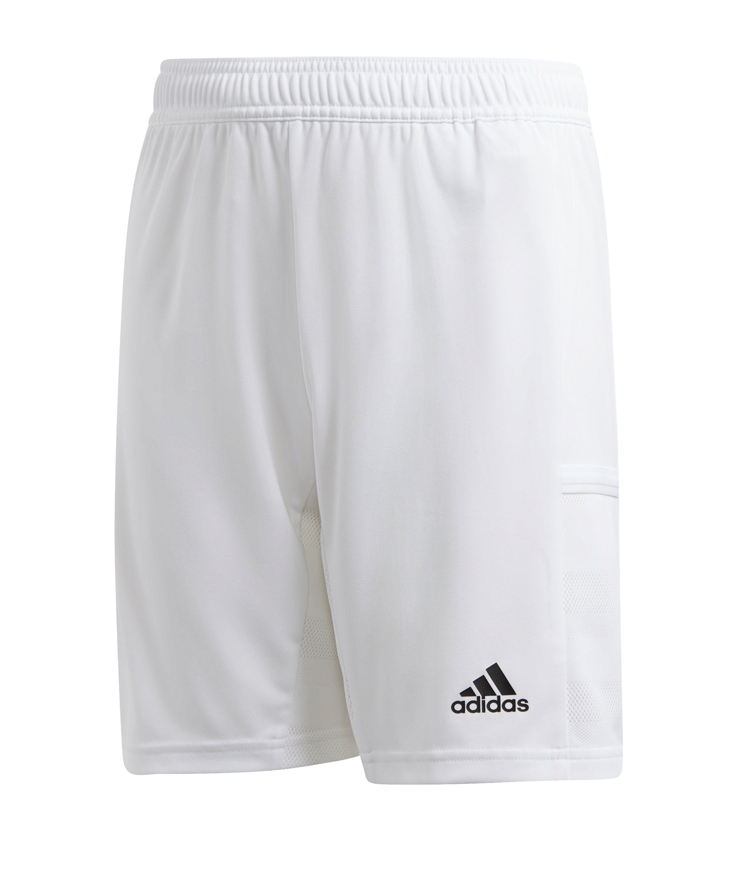 adidas Team 19 Knitted Short Kids Weiss