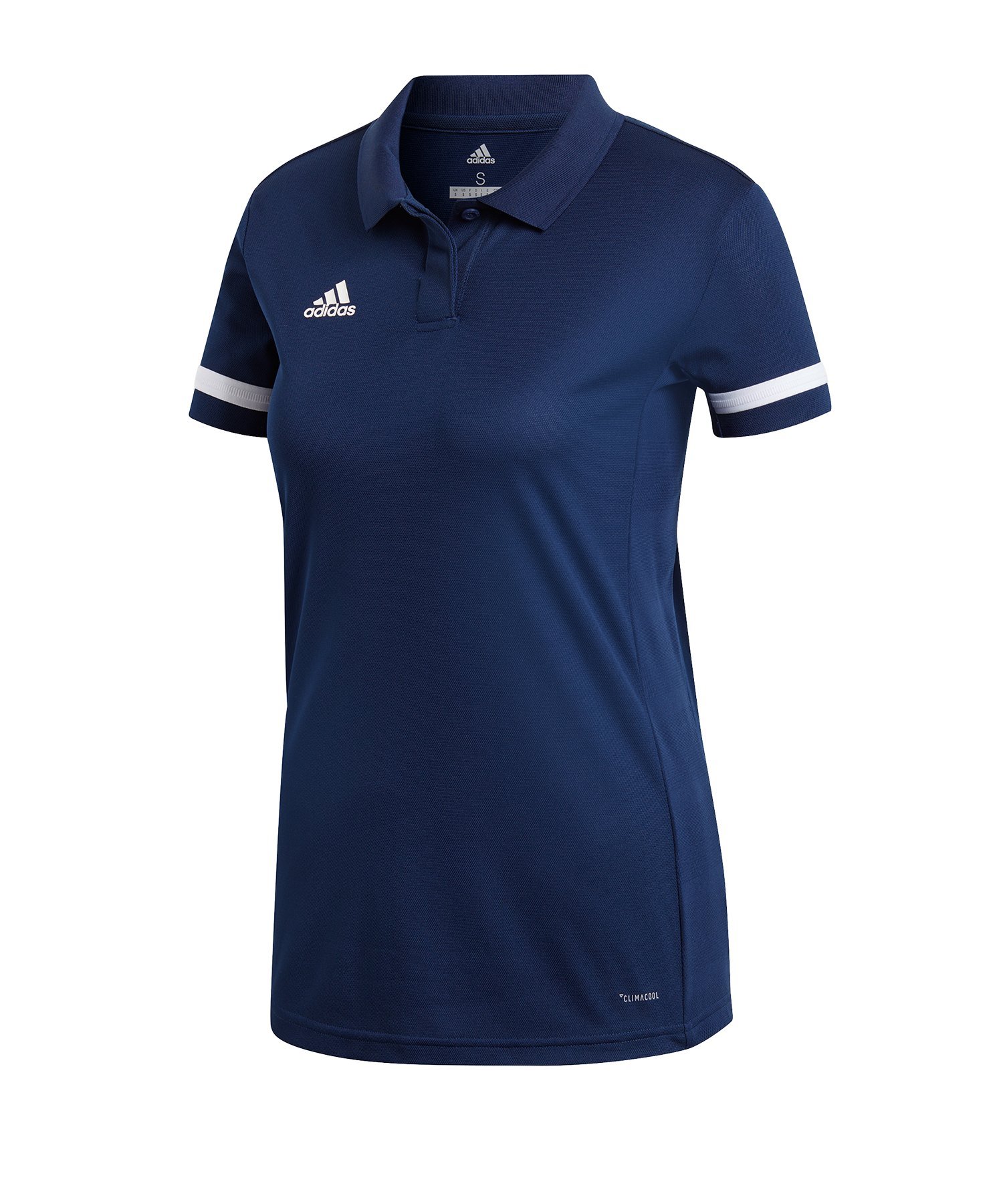 adidas Team 19 Poloshirt Damen Blau Weiss adidas Team 19 Poloshirt Damen Blau Weiss