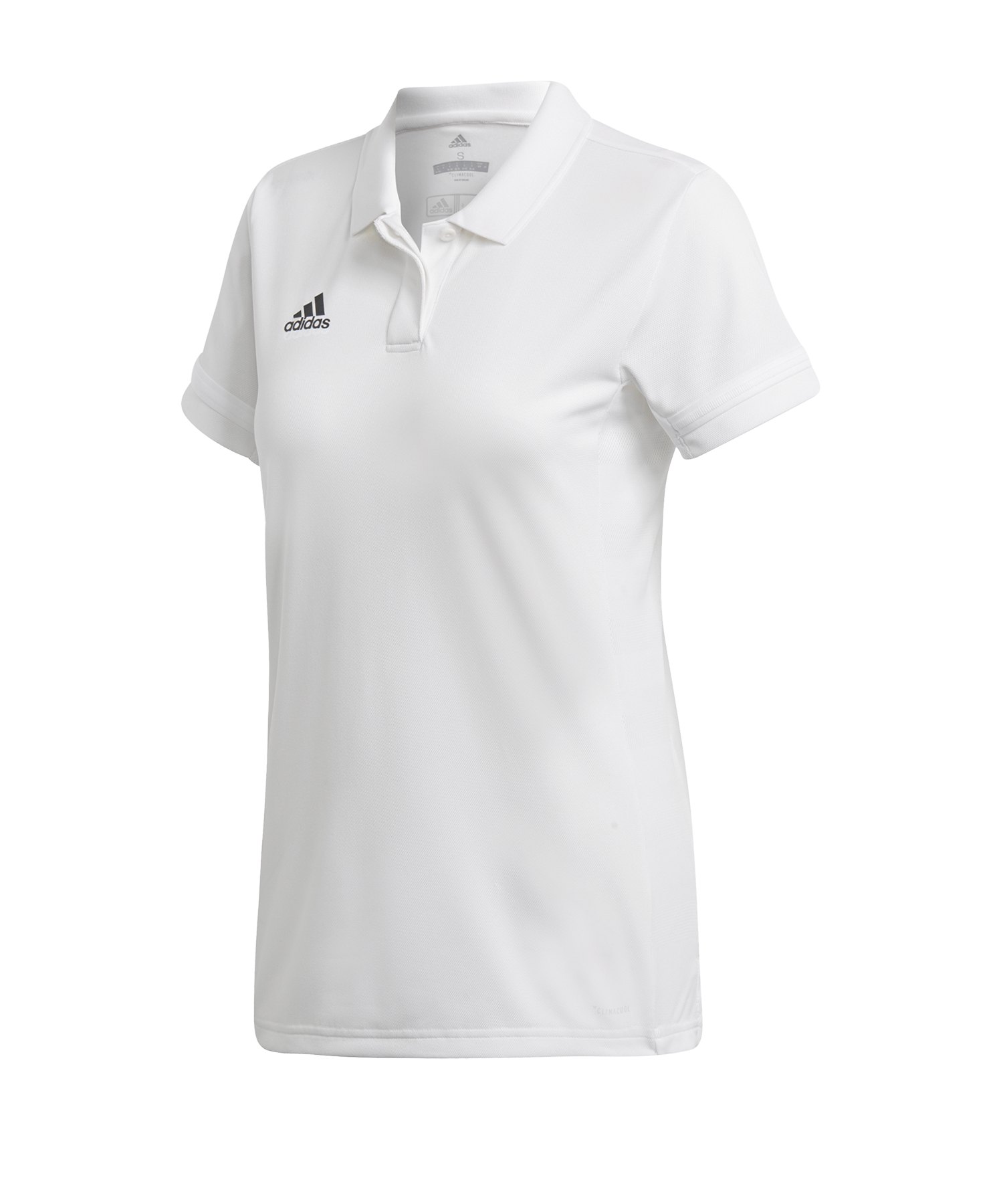 adidas Team 19 Poloshirt Damen Weiss adidas Team 19 Poloshirt Damen Weiss