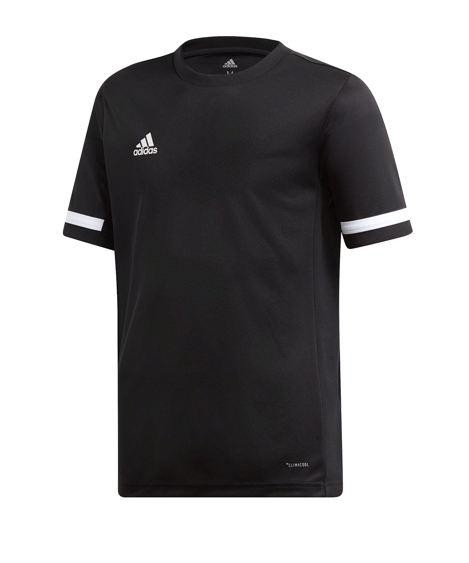 adidas Team 19 Trikot kurzarm Kids Schwarz Weiss