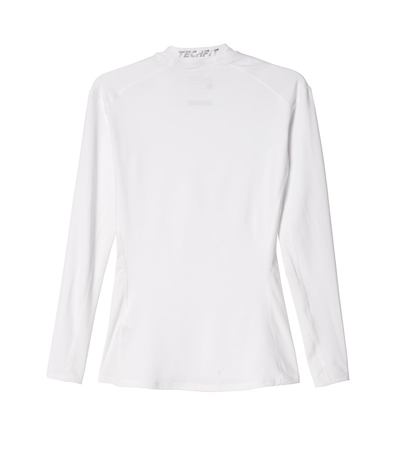 adidas Tech Fit Base Longsleeve Shirt Weiss adidas Tech Fit Base Longsleeve Shirt Weiss