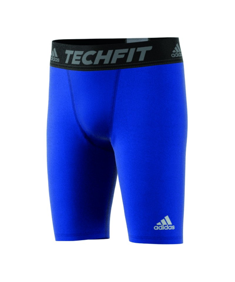adidas Tech Fit Base Short Kids Blau Schwarz adidas Tech Fit Base Short Kids Blau Schwarz