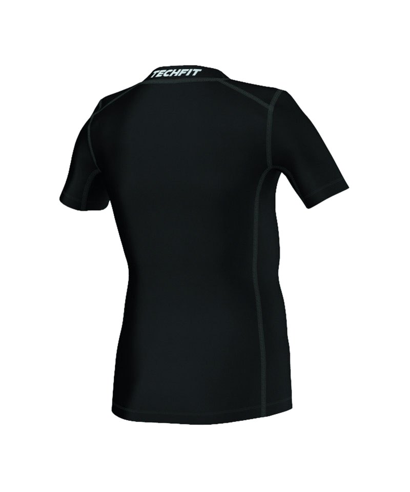 adidas Tech Fit Base Tee Kurzarmshirt Kids Schwarz adidas Tech Fit Base Tee Kurzarmshirt Kids Schwarz