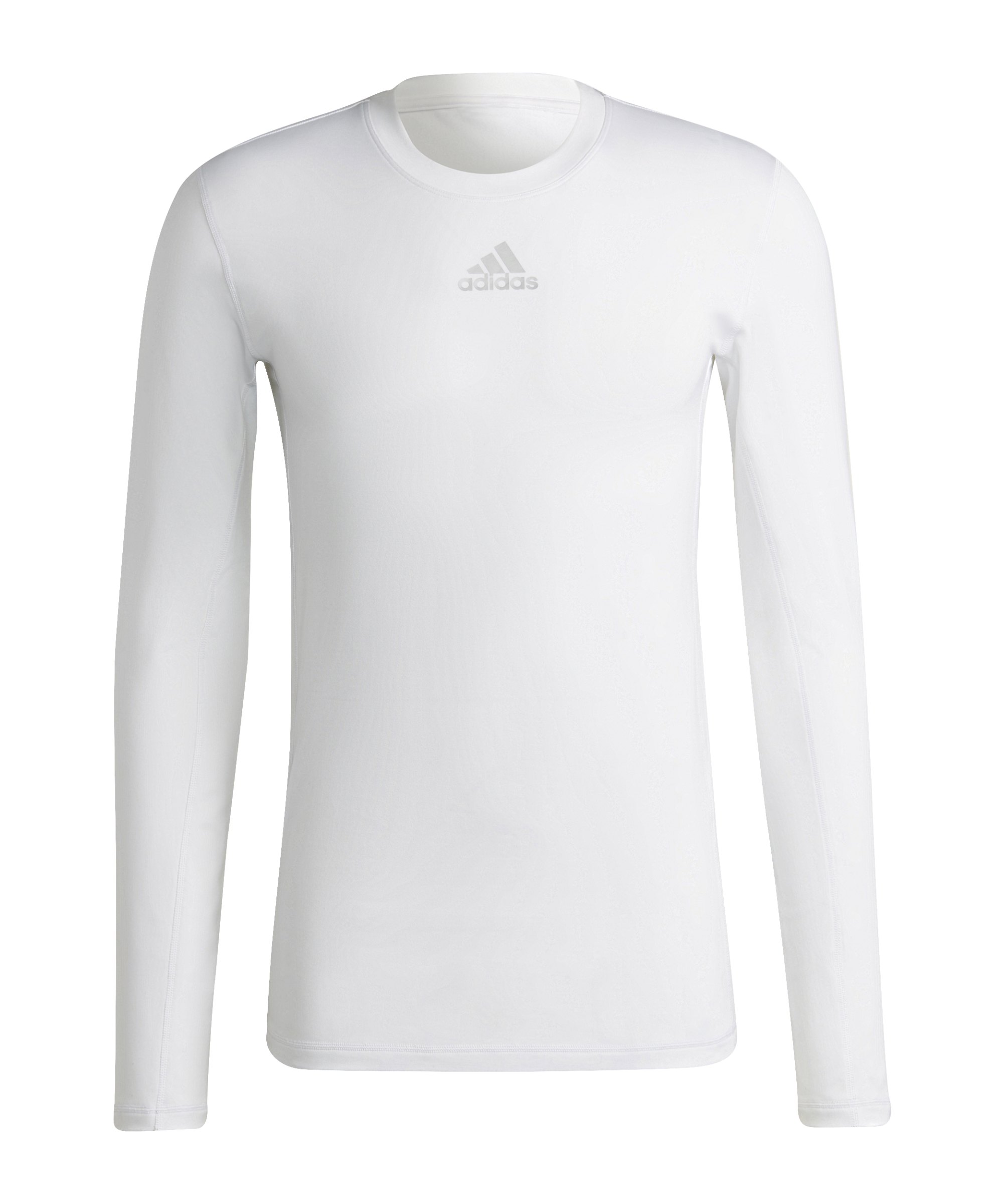 adidas TechFit Warm Longsleeve Weiss