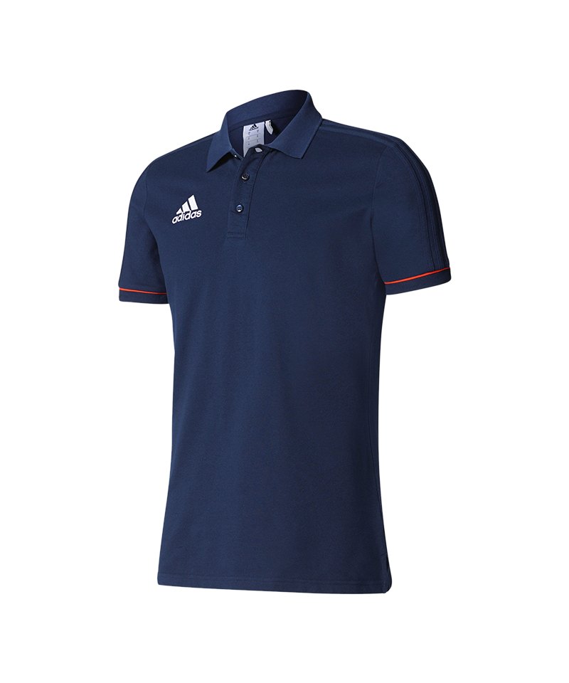 adidas Tiro 17 Poloshirt Dunkelblau Rot adidas Tiro 17 Poloshirt Dunkelblau Rot