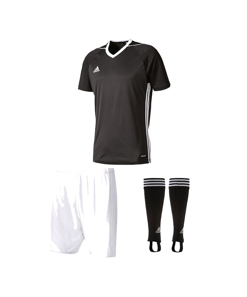 adidas Tiro 17 Trikotset Kids Schwarz Weiss adidas Tiro 17 Trikotset Kids Schwarz Weiss