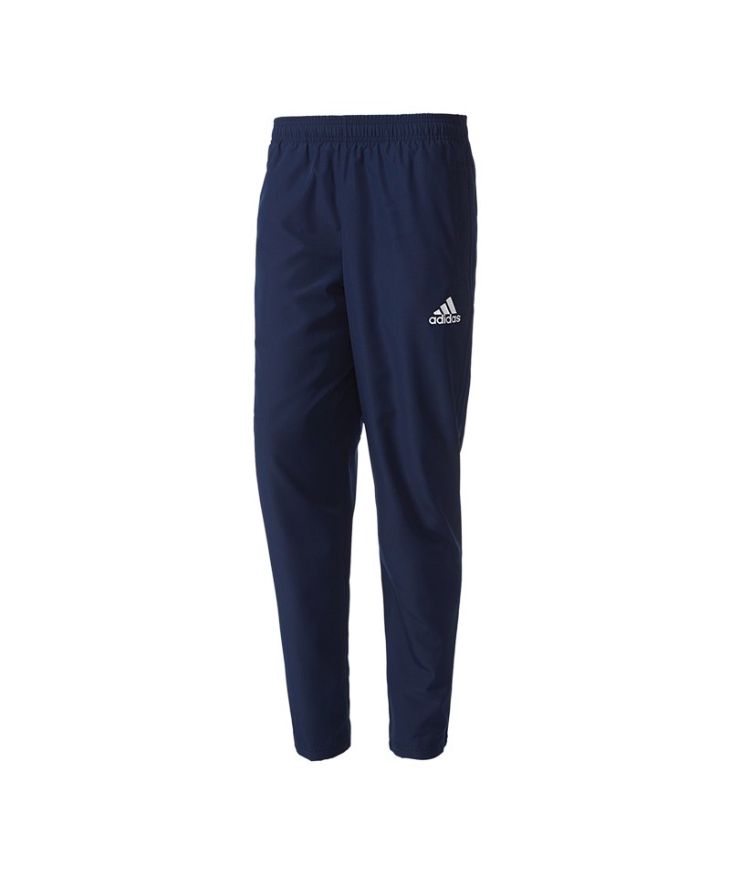 adidas Tiro 17 Woven Pant Hose lang Blau Weiss adidas Tiro 17 Woven Pant Hose lang Blau Weiss