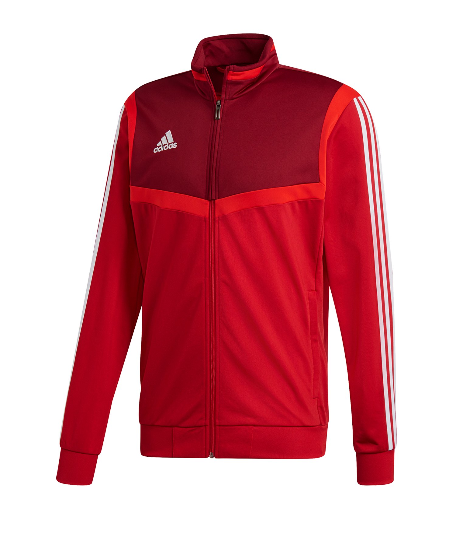 adidas Tiro 19 Polyesterjacke Rot Weiss