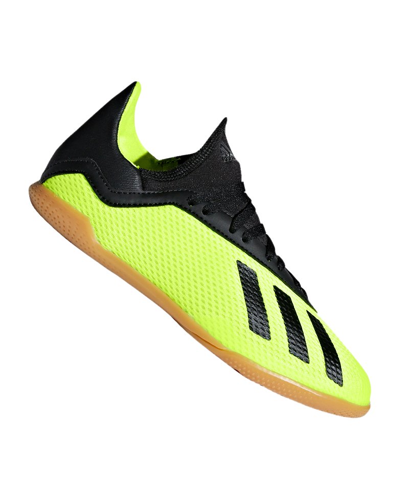 adidas X Tango 18.3 IN Halle J Kids Gelb Schwarz adidas X Tango 18.3 IN Halle J Kids Gelb Schwarz