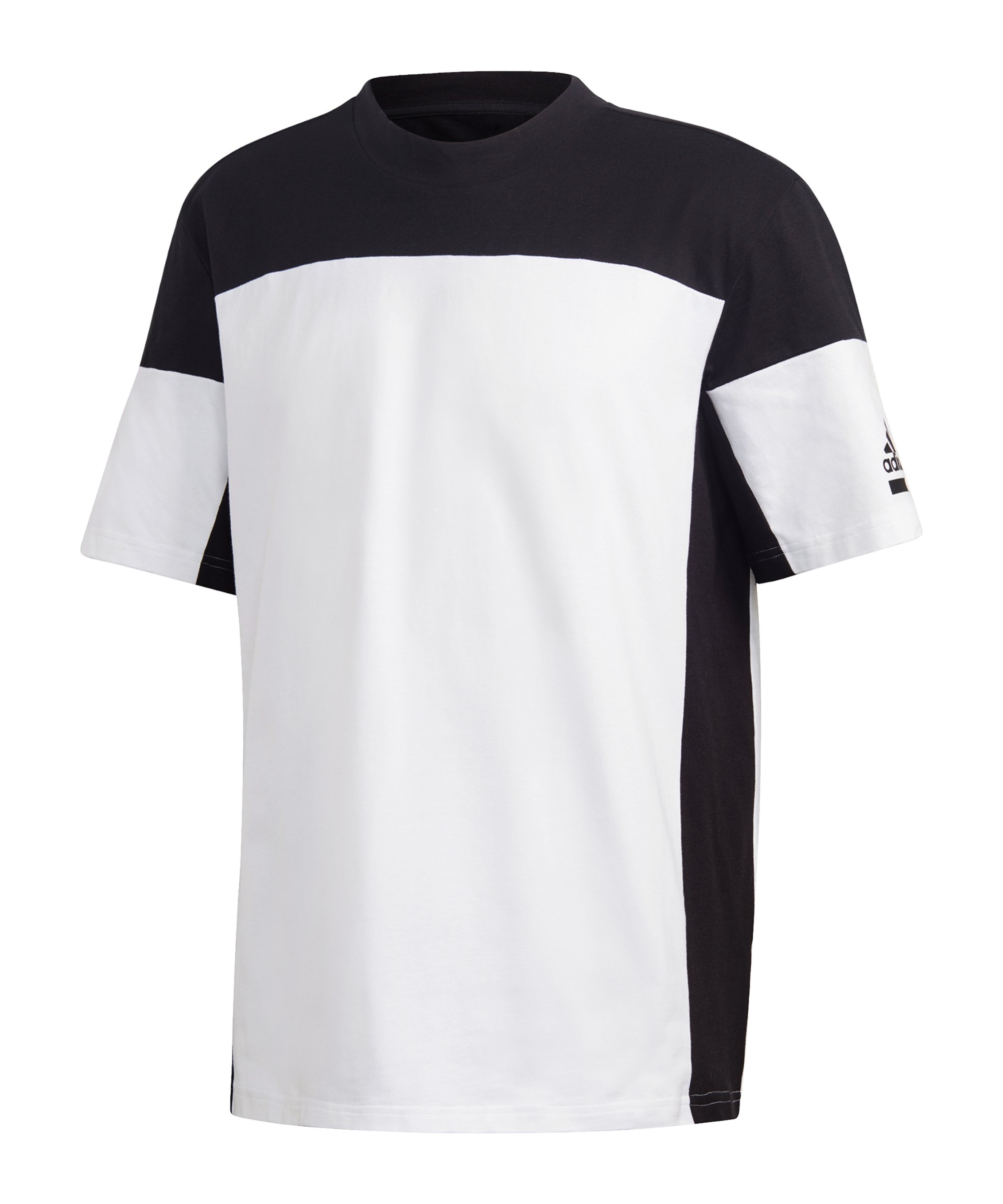Adidas Z N E T Shirt Weiss Schwarz Lifestyle Freizeitbekleidung
