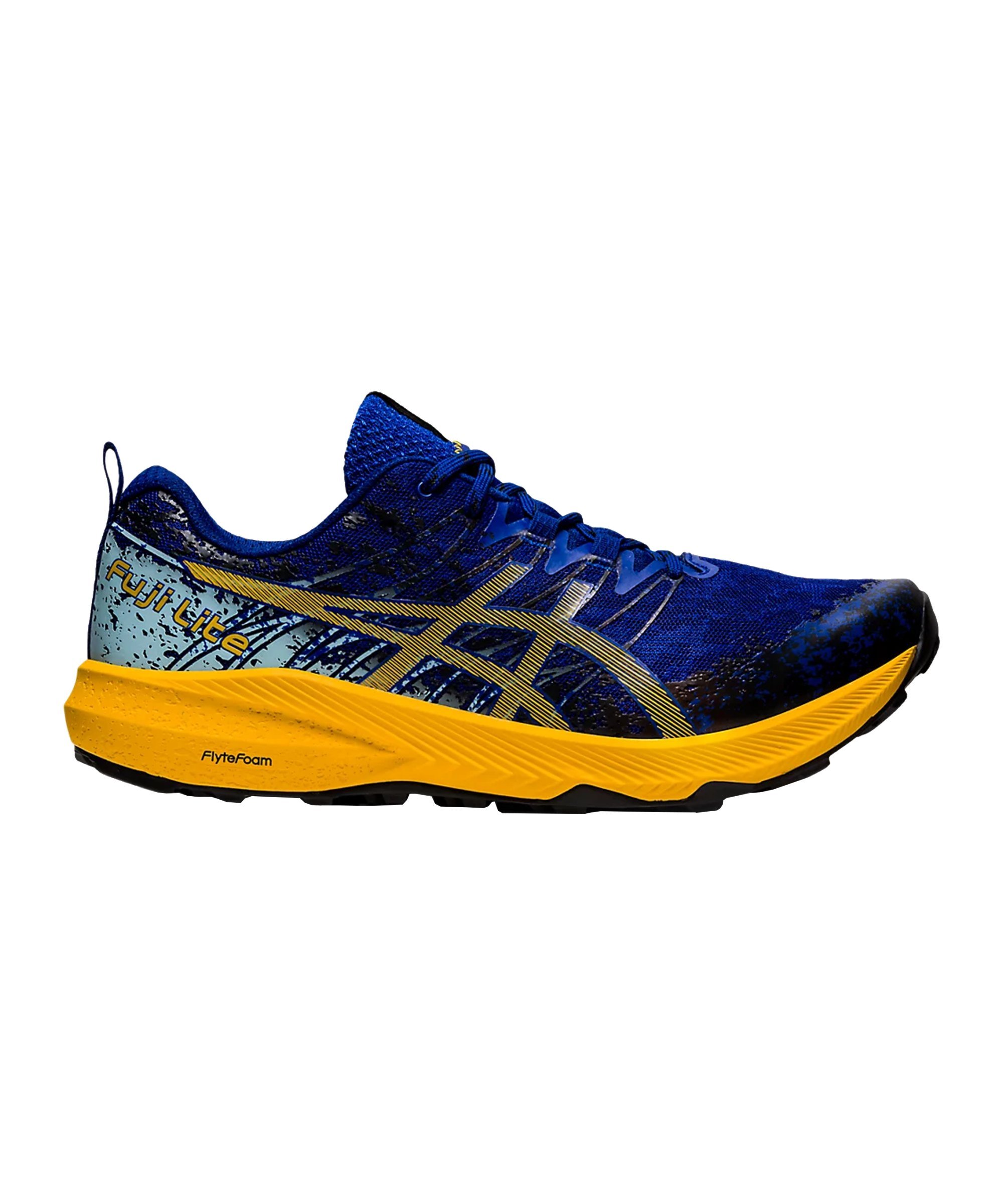 Asics Fuji Lite 2 Running Blau Gelb F400