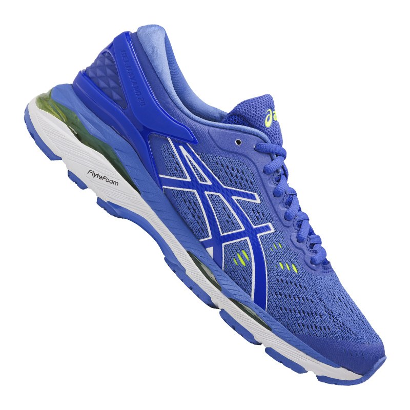 Asics Gel-Kayano 24 Running Damen Blau Weiss F4840 Asics Gel-Kayano 24 Running Damen Blau Weiss F4840