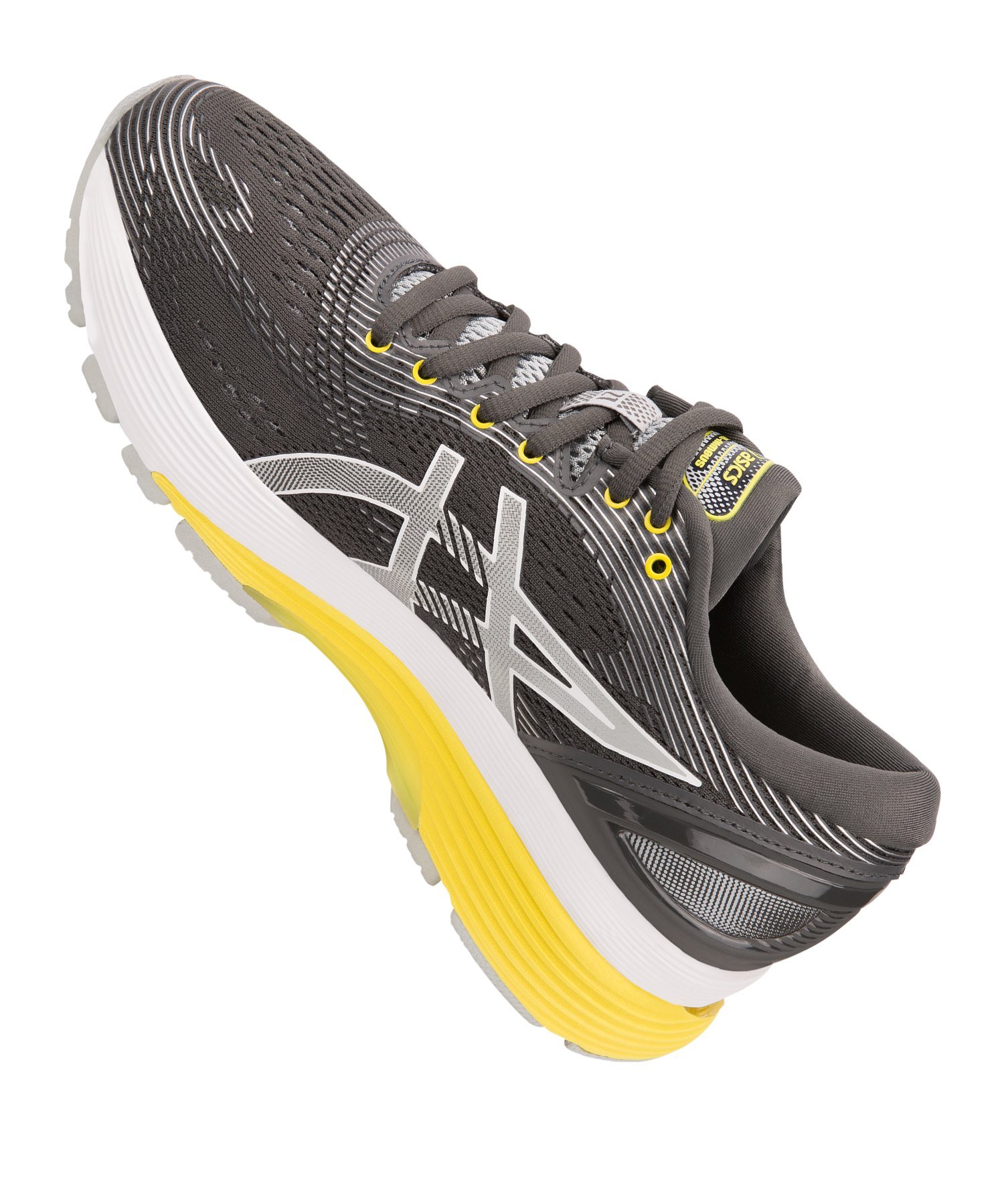 Asics Gel-Nimbus 21 Running Damen Grau Gelb F021 Asics Gel-Nimbus 21 Running Damen Grau Gelb F021