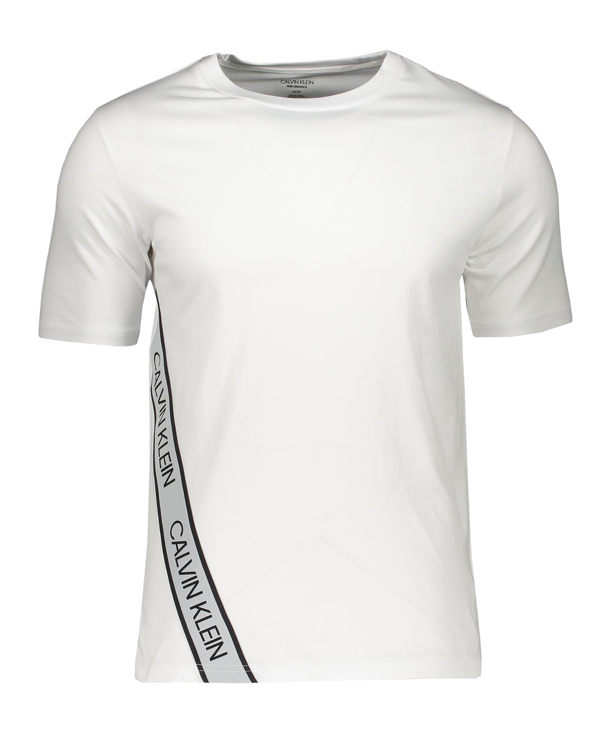 Calvin Klein T-Shirt Weiss Schwarz F100