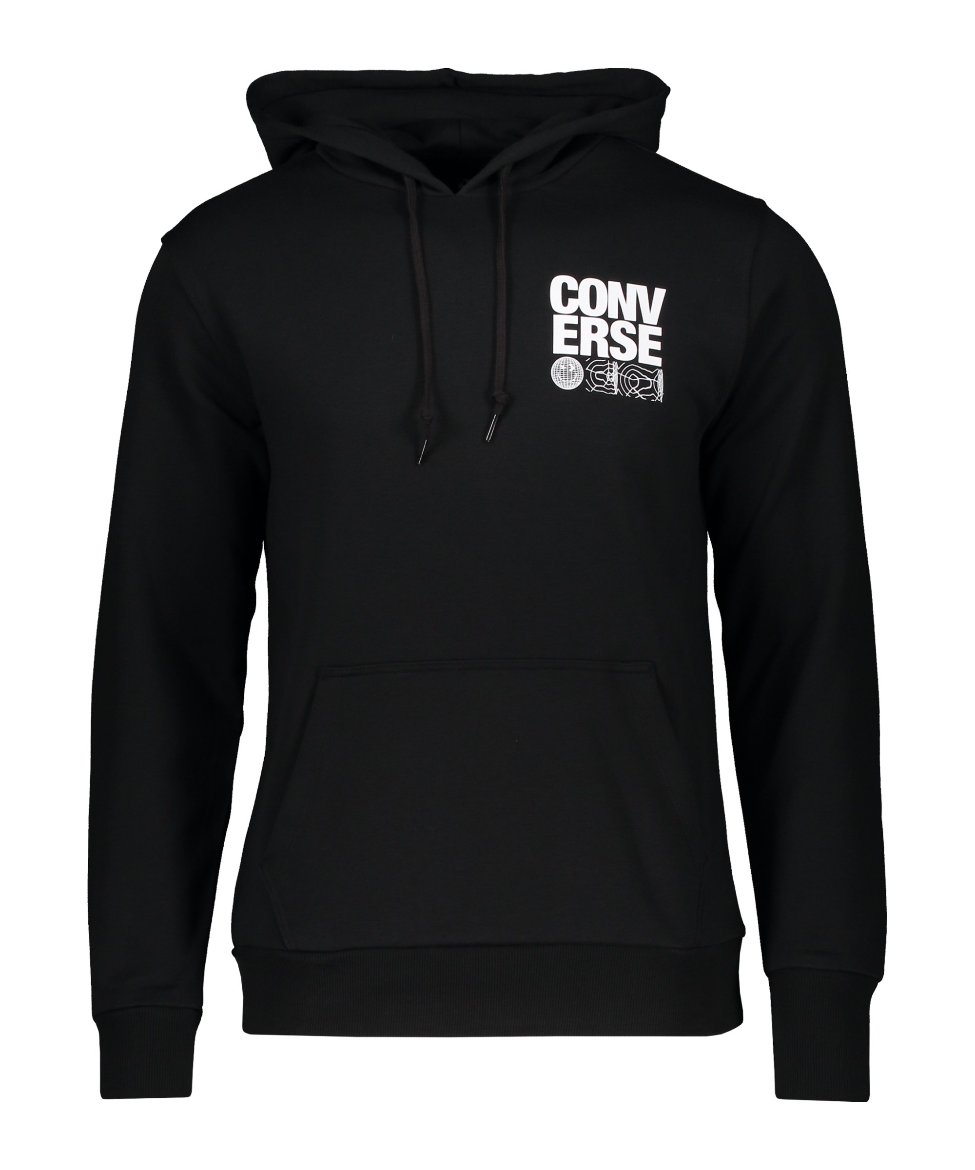 Converse Court Graphic Hoody Schwarz F001