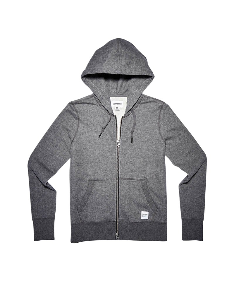 Converse Essentials FZ Hoody Damen Grau F046 Converse Essentials FZ Hoody Damen Grau F046