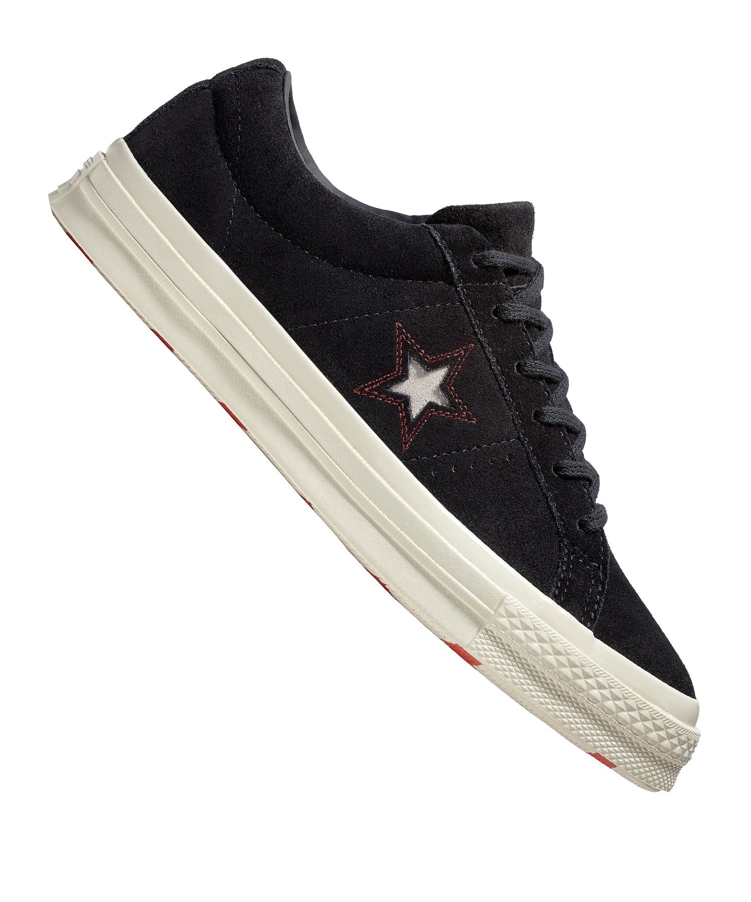 Converse One Star OX Sneaker Damen Schwarz F001 Converse One Star OX Sneaker Damen Schwarz F001