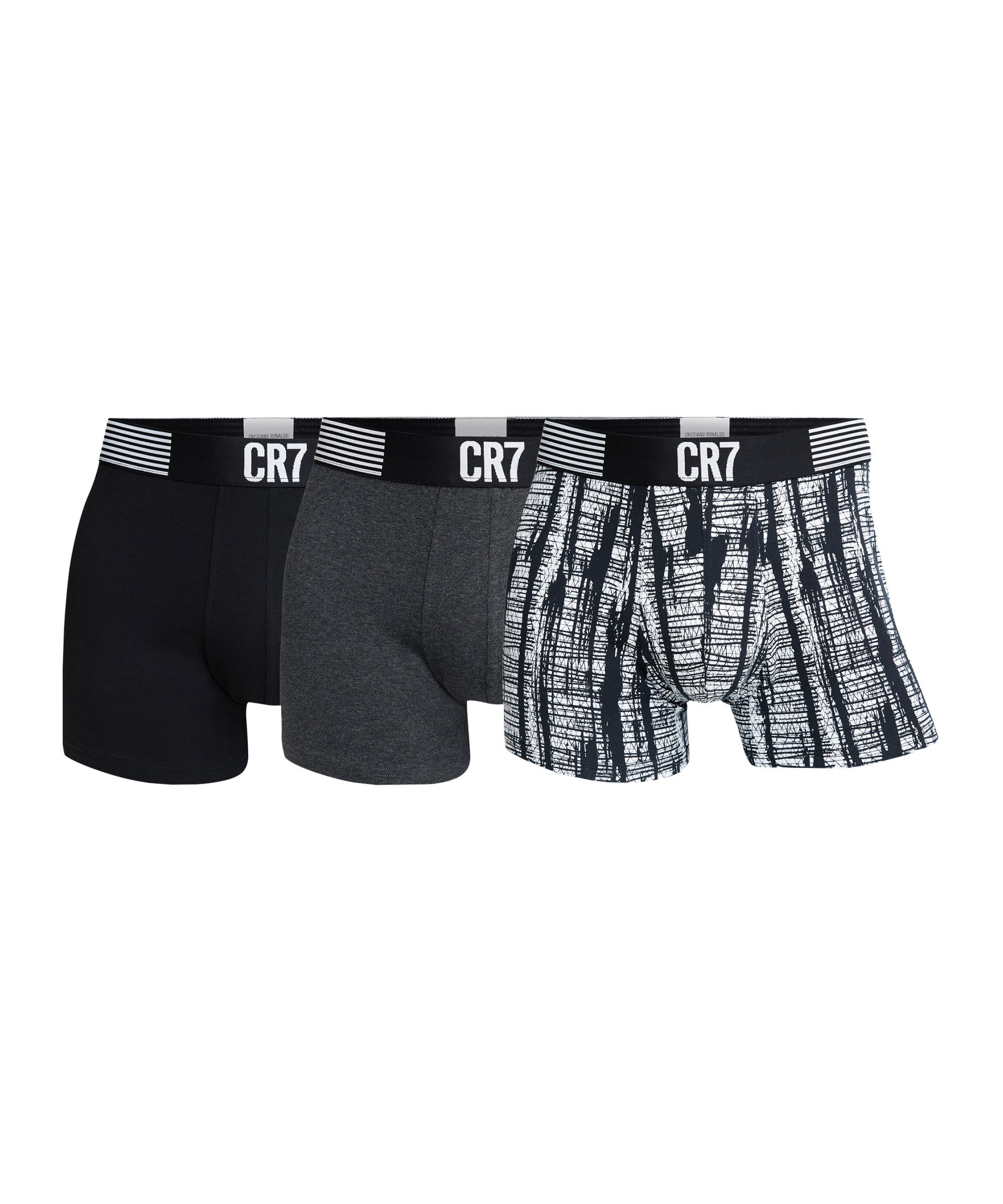 CR7 Basic Trunk AOP Boxershort 3er Pack F2714
