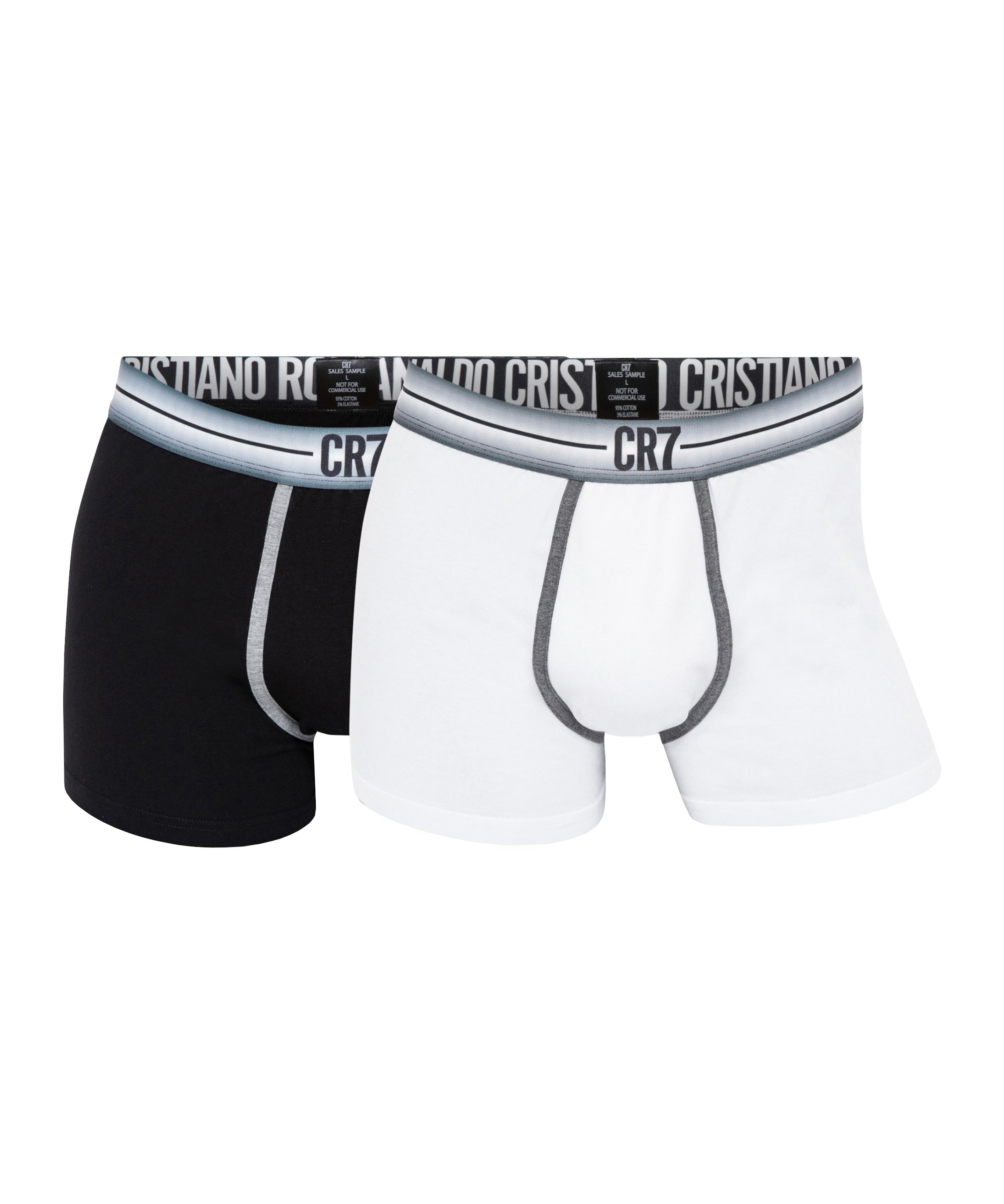 CR7 Basic Trunk Boxershort 2er Pack Schwarz Weiss