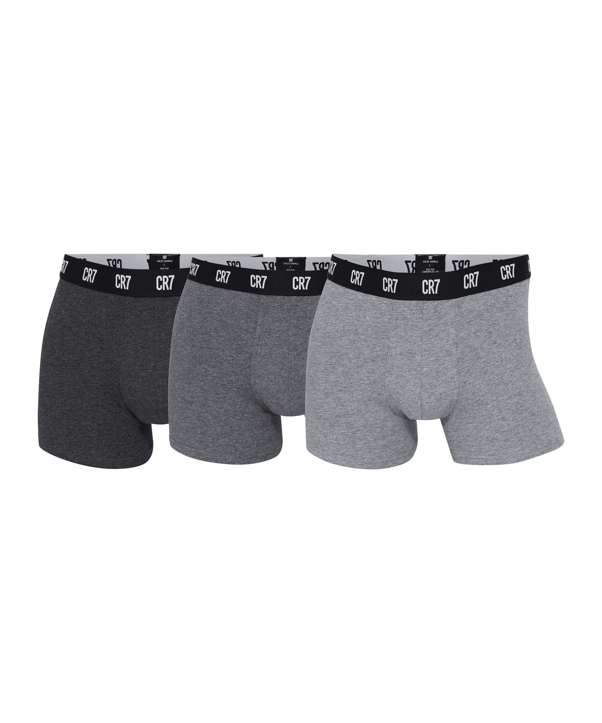 CR7 Basic Trunk Boxershort 3er Pack Grau