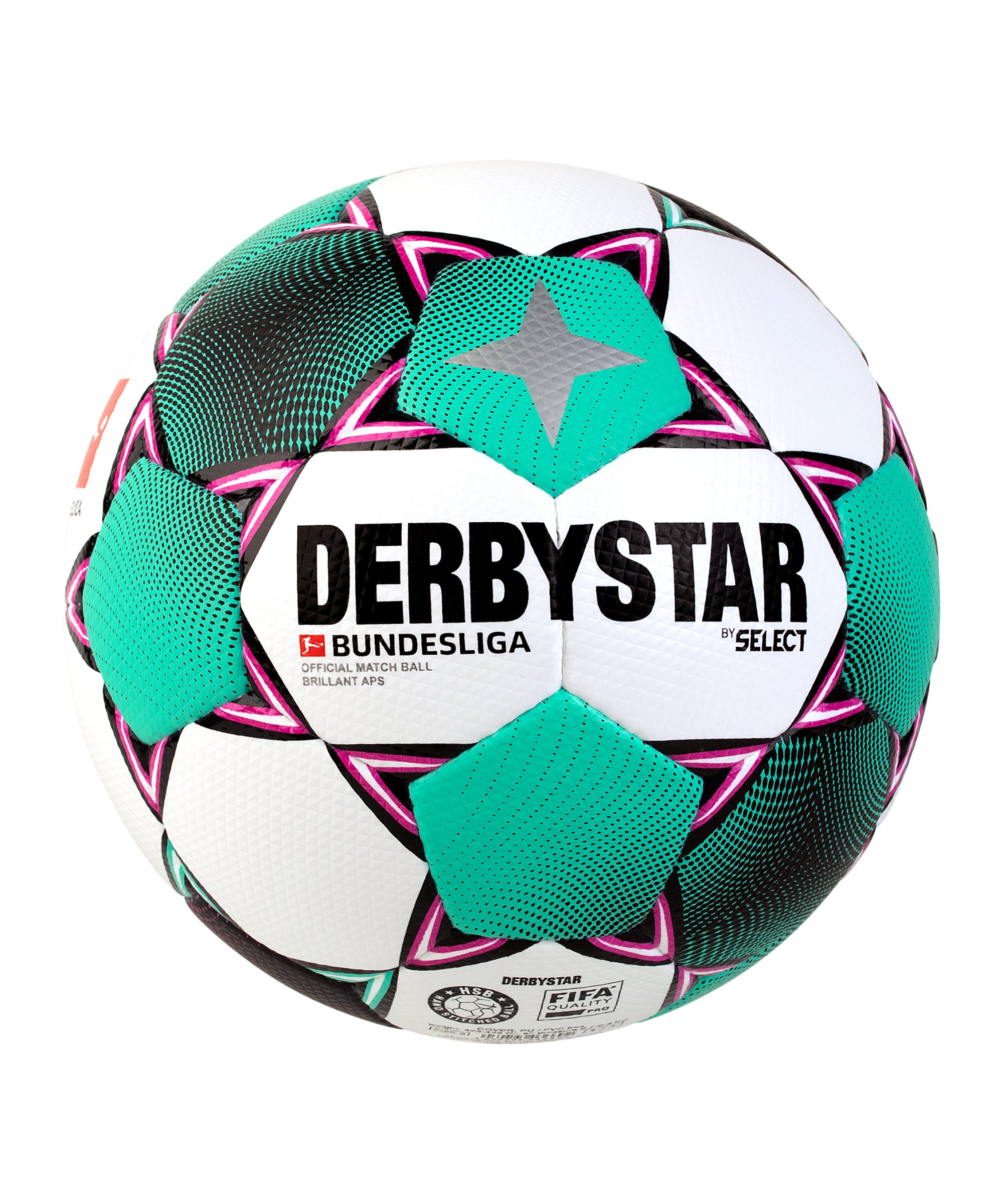 Derbystar Bundesliga Brillant APS Spielball Weiss F020