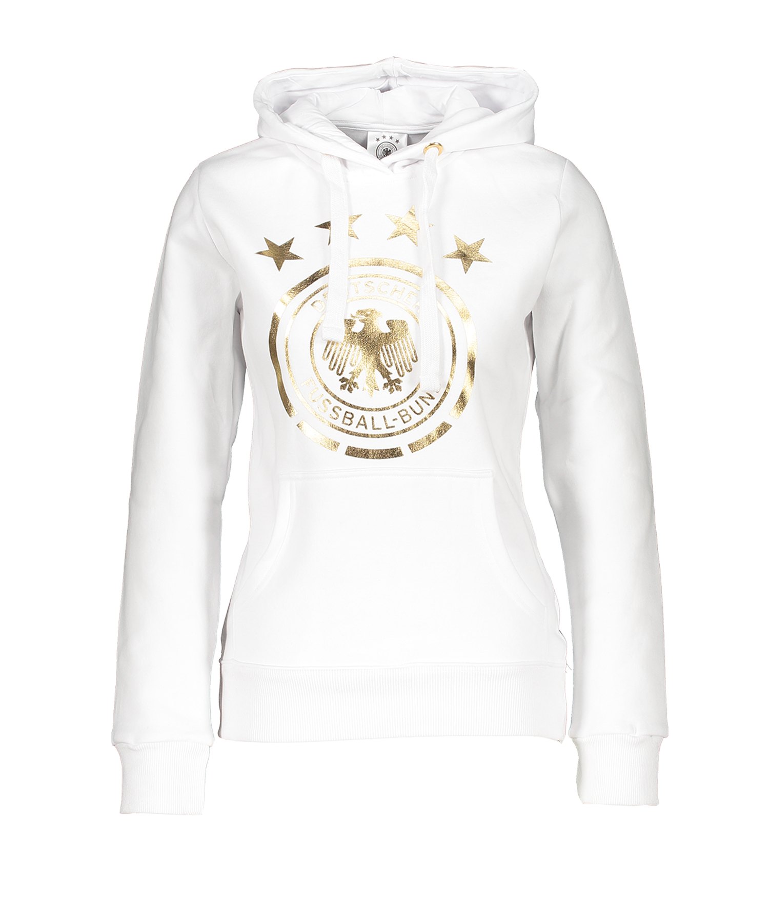 DFB Deutschland Hoody Damen Weiss Gold