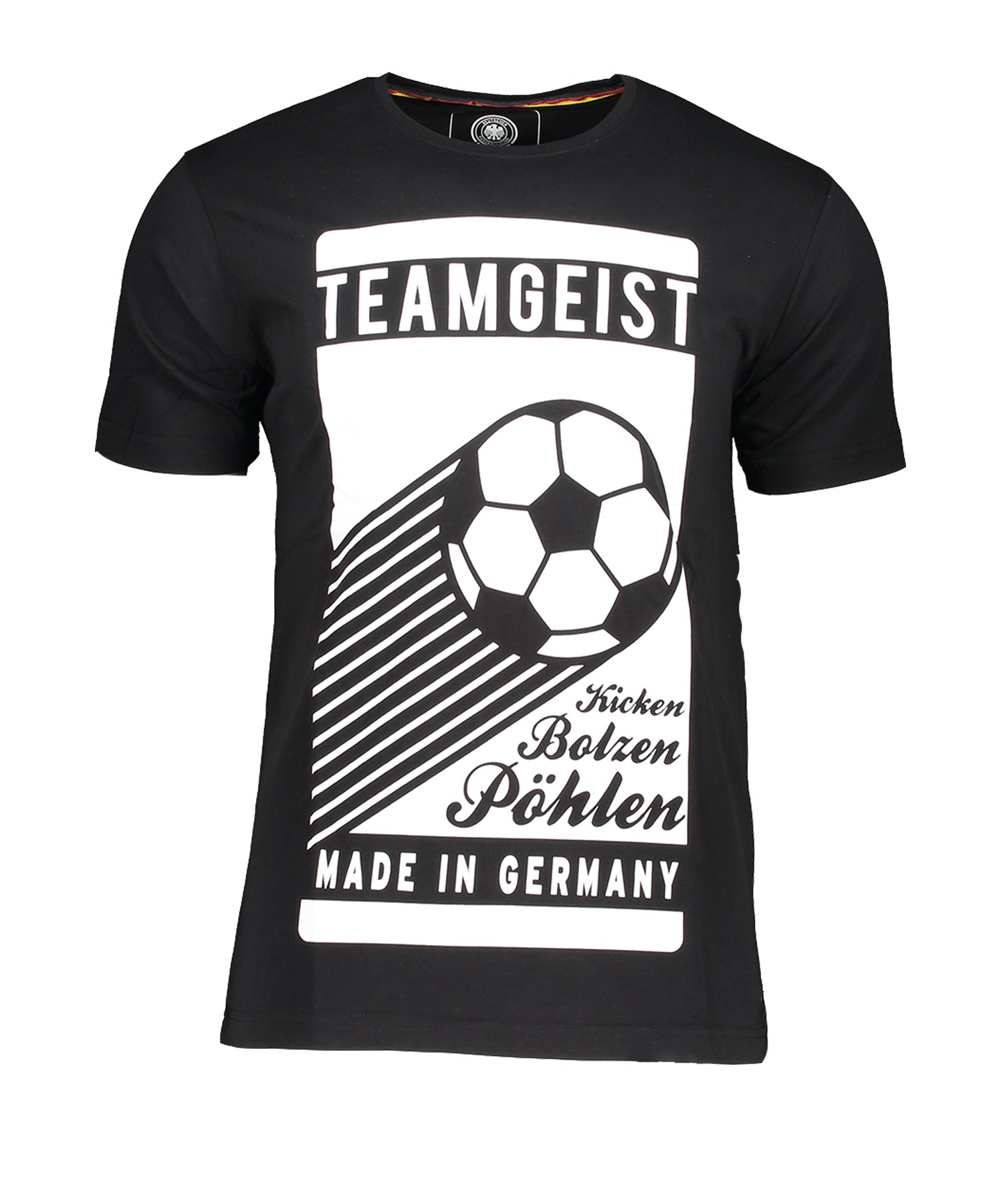 DFB Deutschland Teamgeist T-Shirt Schwarz