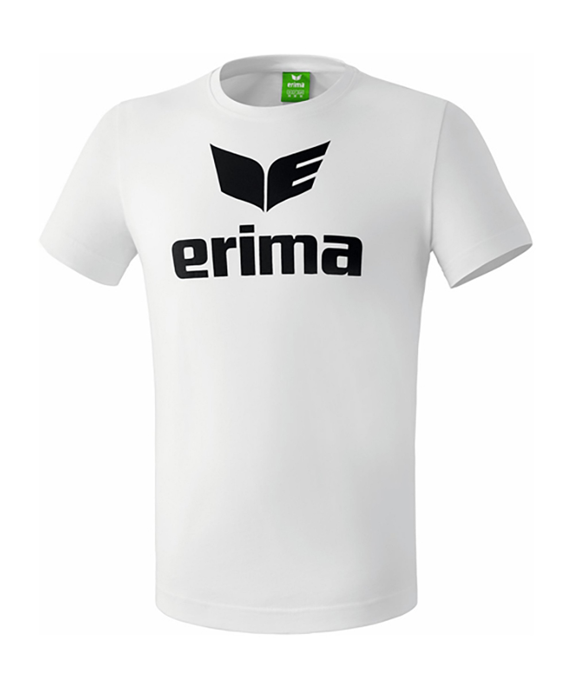 Erima Promo T-Shirt Kids Weiss Schwarz Teamsport T-Shirts