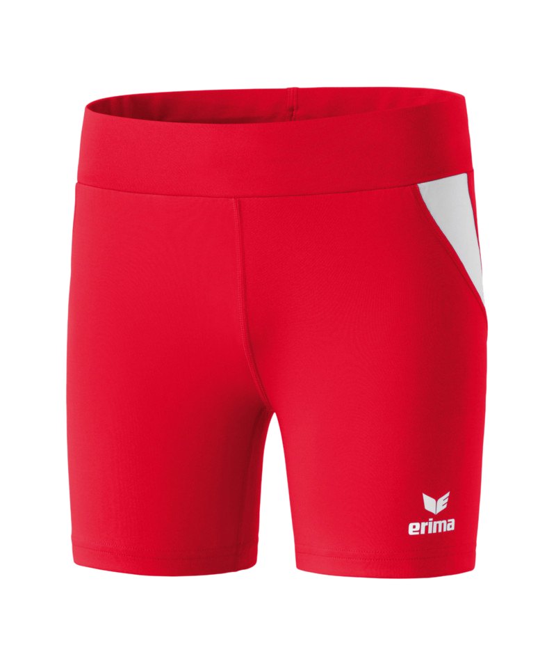 Erima Short Tight Damen Rot Weiss Erima Short Tight Damen Rot Weiss