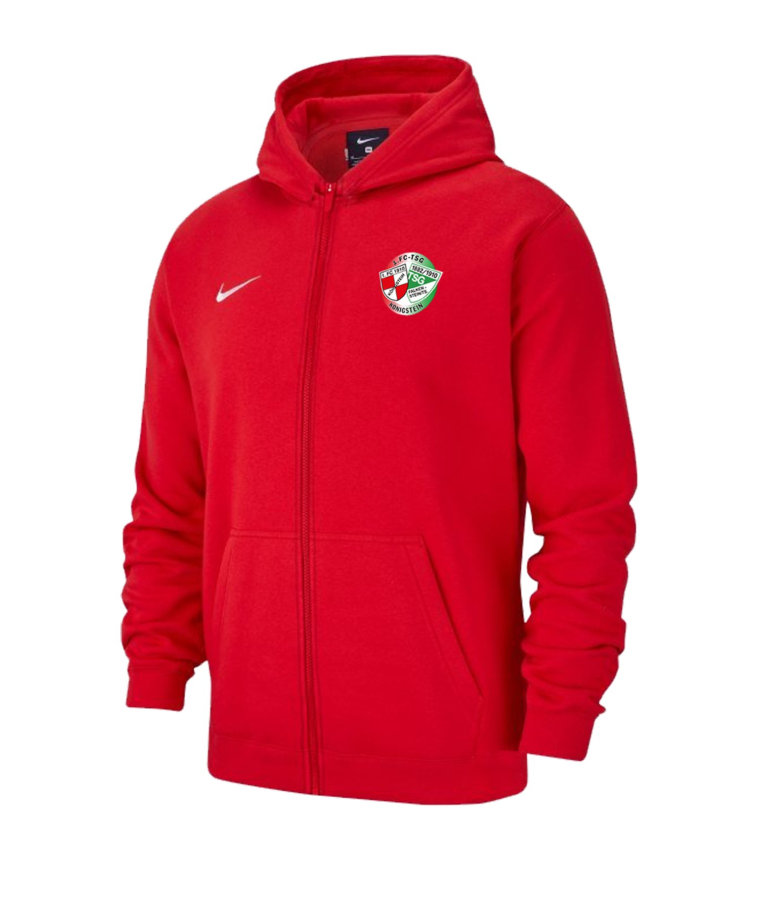 1. FC TSG Königstein Nike C19 Kapuzenjacke Kids Rot F657