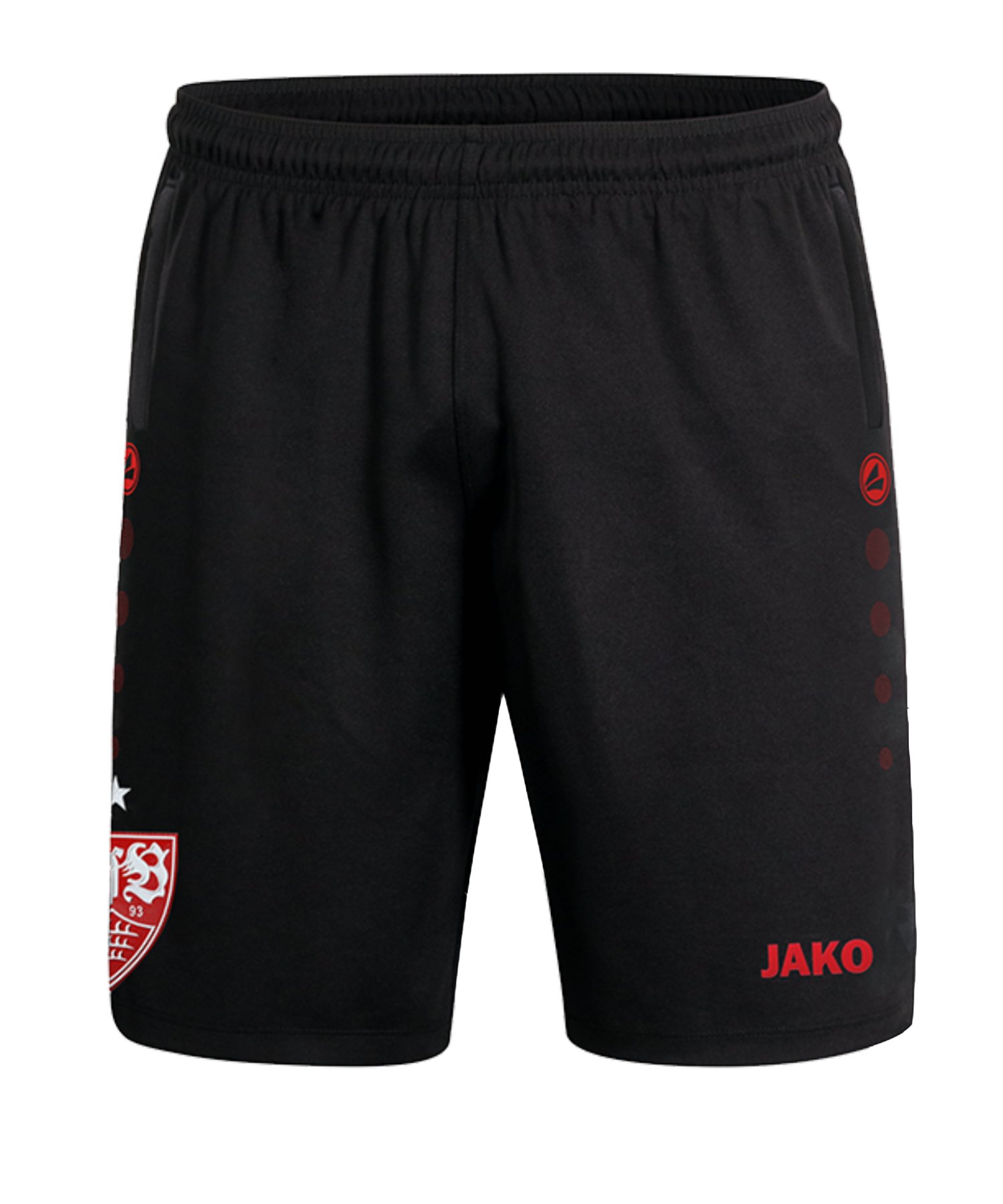 JAKO VfB Stuttgart Teamline Short Schwarz Rot F01