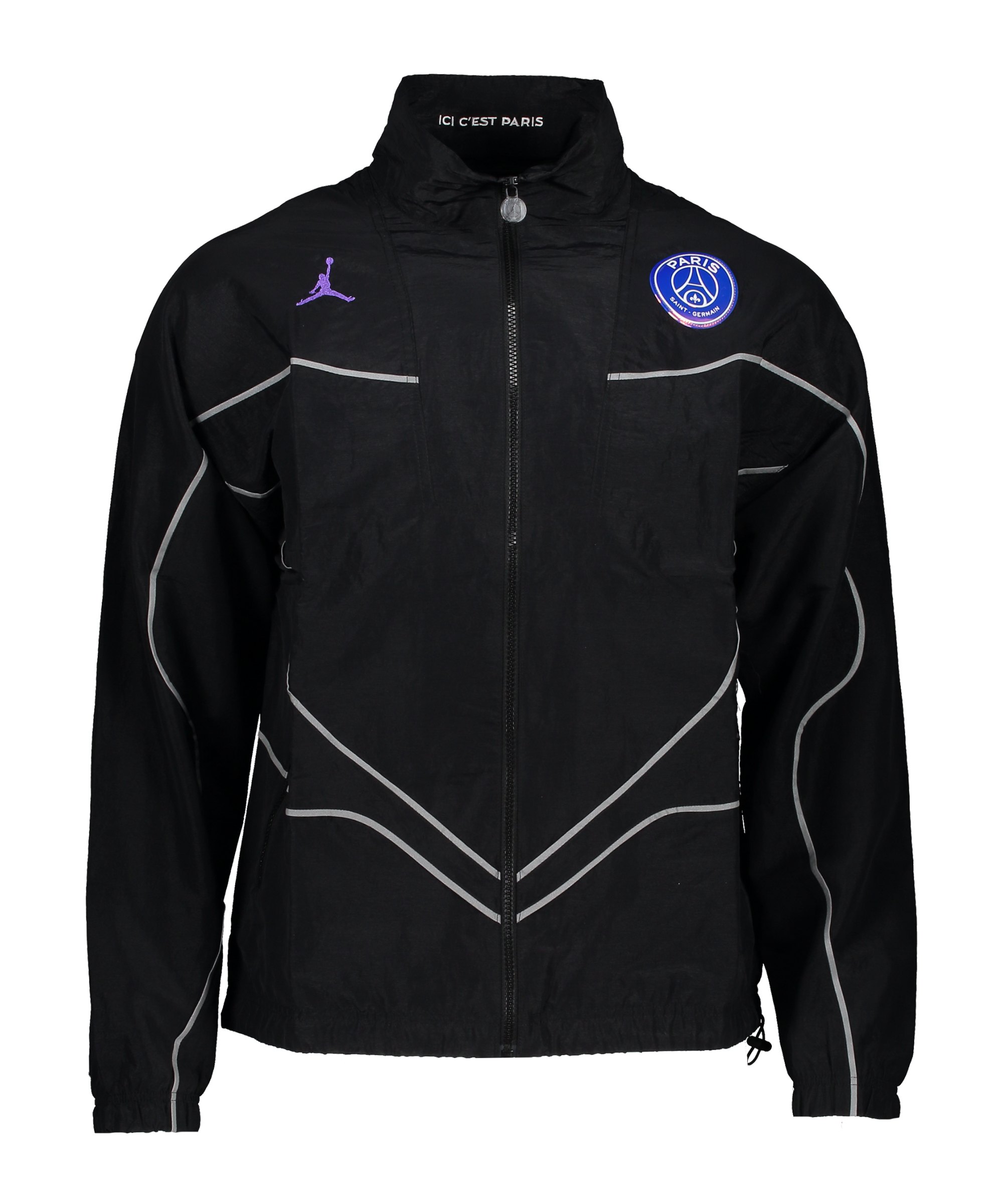 Jordan X Psg Anthem Jacke Schwarz Pink F010 Lifestyle Freizeitbekleidung