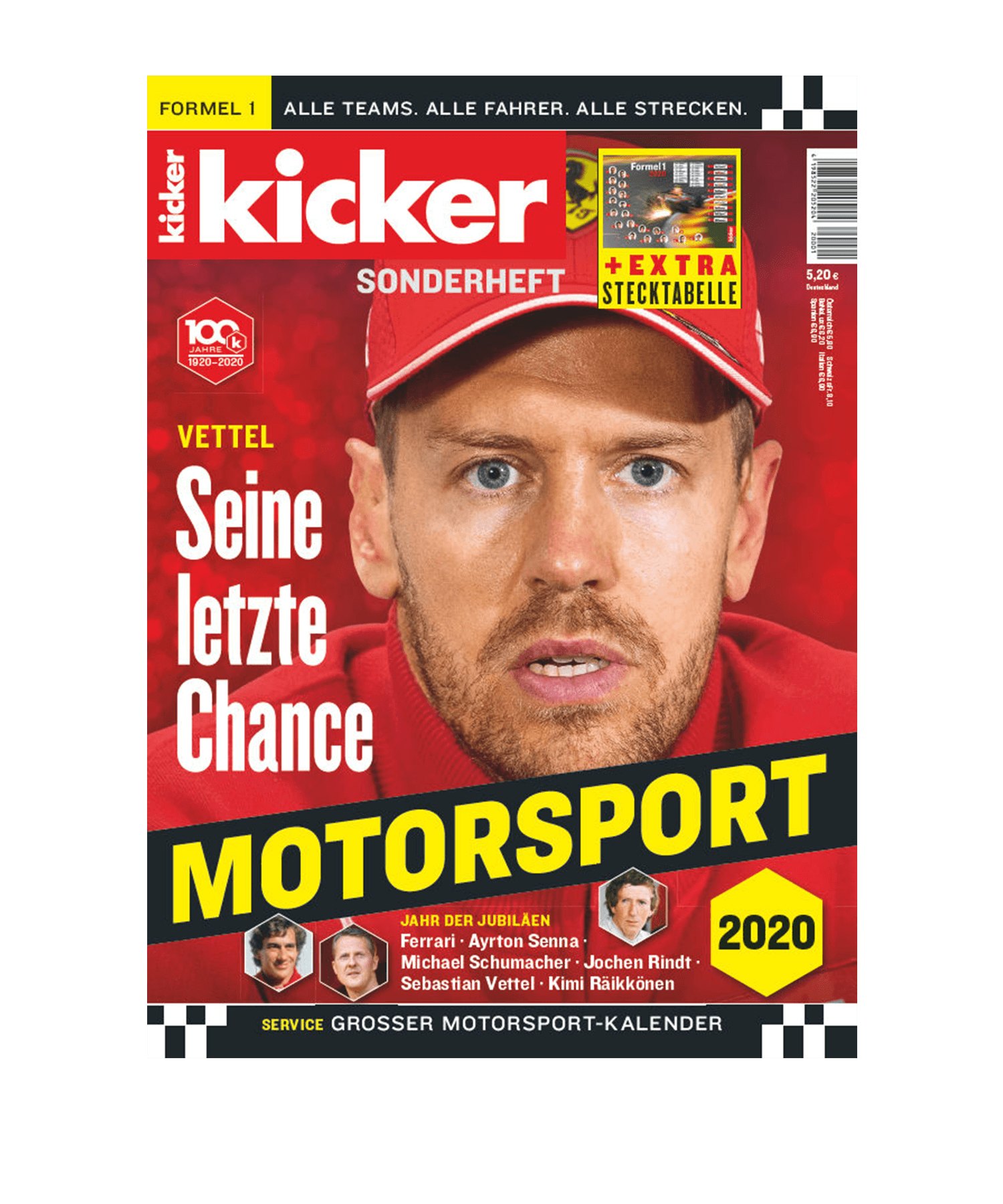 Kicker Sonderheft Motorsport 2020 Merchandising Zeitschriften