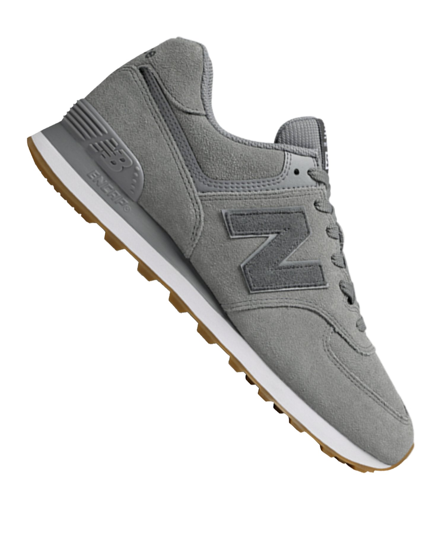 New Balance ML574 D Sneaker Leder Grau F12 New Balance ML574 D Sneaker Leder Grau F12