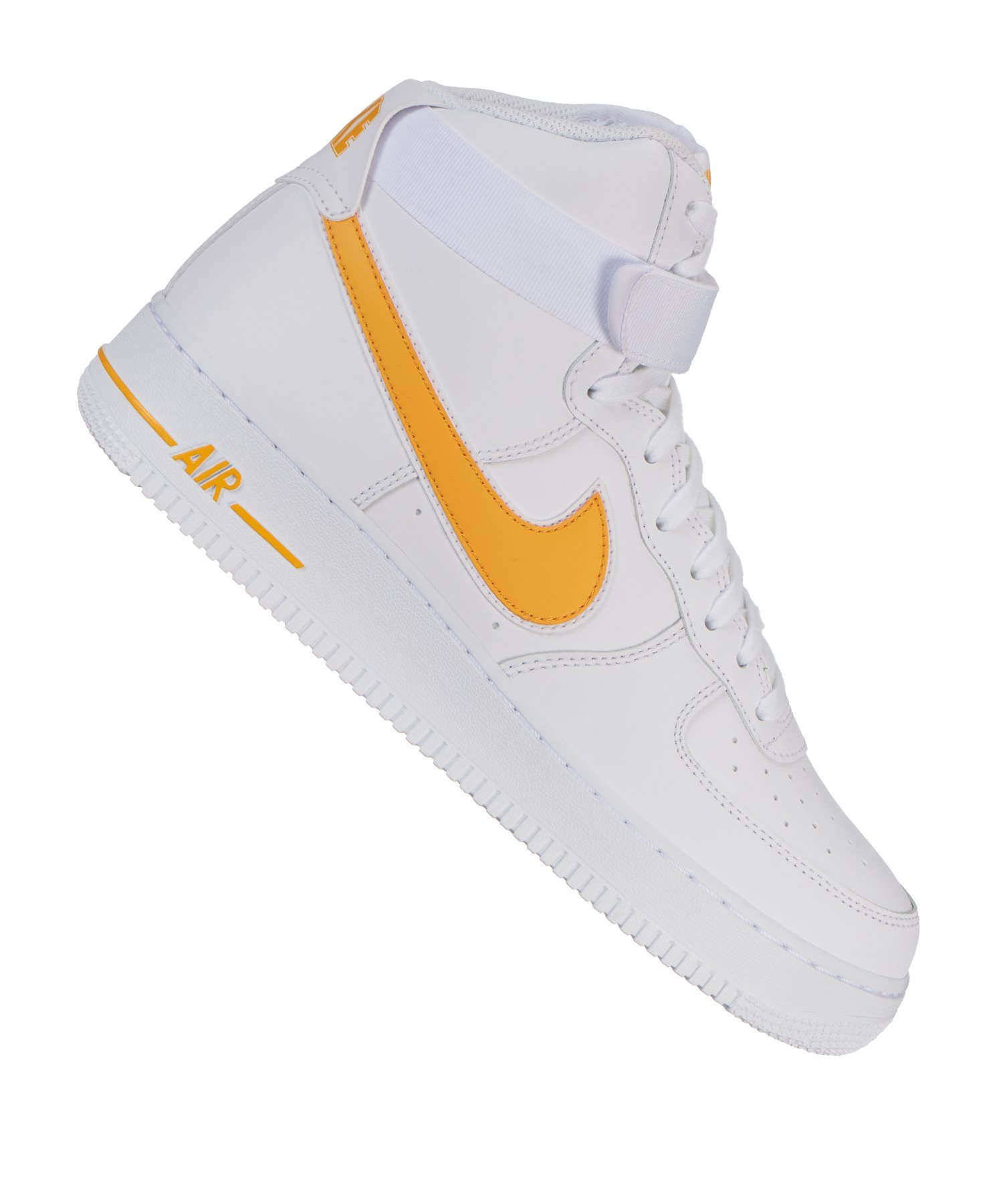 Nike Air Force 1 High '07 Sneaker Weiss Gelb F101 Nike Air Force 1 High '07 Sneaker Weiss Gelb F101