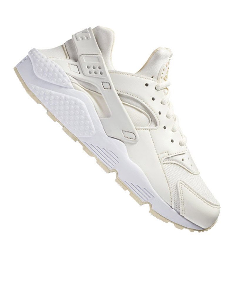 Nike Air Huarache Sneaker Damen Beige F115 | Streetwear Nike Air Huarache Premium Damen Sneaker Schuhe Turnschuhe