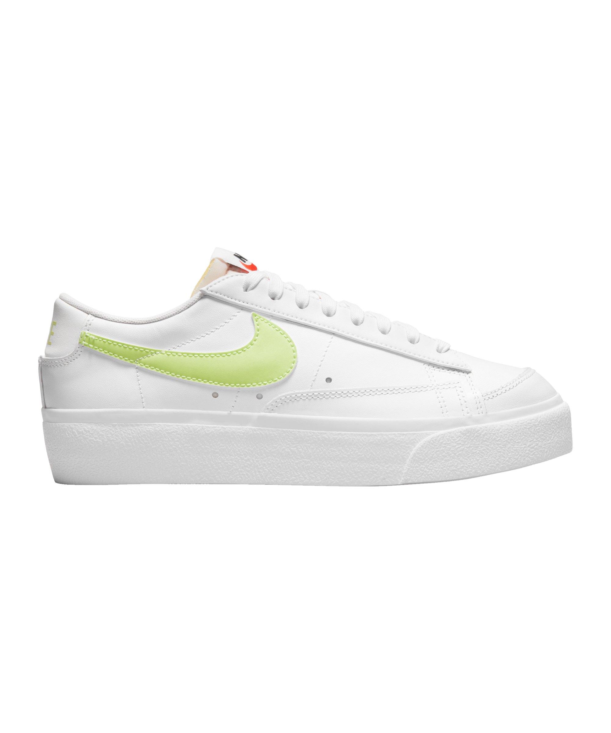 Nike Blazer Low Platform Damen Weiss Grün F102