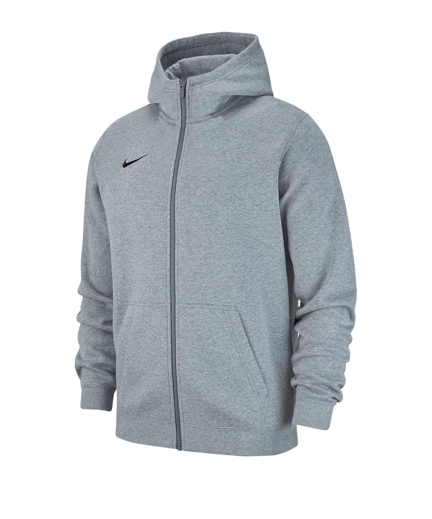 Nike – Club – Graue Kapuzenjacke mit Reißverschluss Nike – Club – Graue Kapuzenjacke mit Reißverschluss