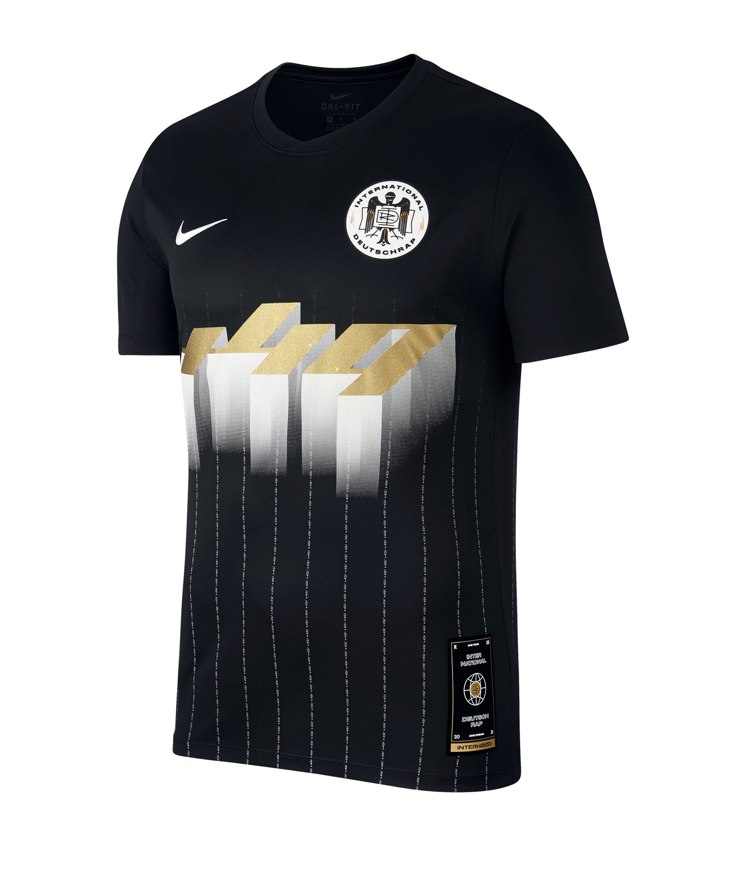 Nike DEUTSCHRAP Jersey Trikot Schwarz F010 | Lifestyle