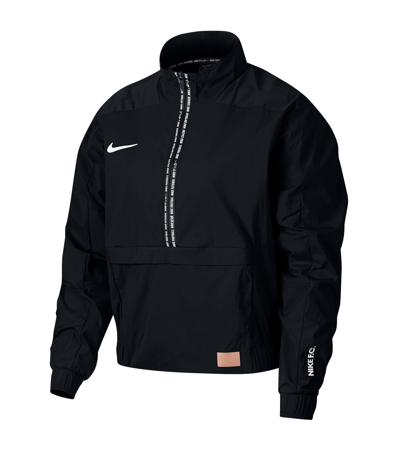 Nike F.C. Crop Jacket Jacke Damen Schwarz F010 Nike F.C. Crop Jacket Jacke Damen Schwarz F010